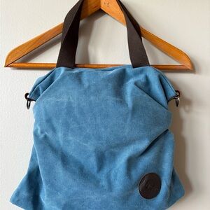 K2 Classic Women’s Hobo Bag Canvas Cotton Blue Crossbody